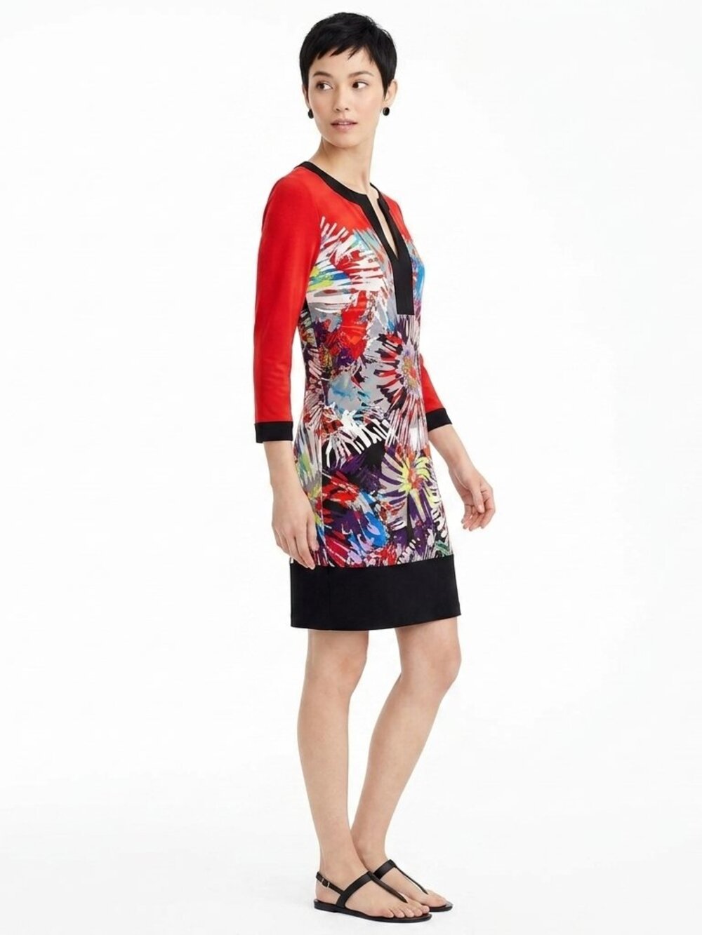 BCBG "Hayden" Retro Print Shift Dress- Sz. XS